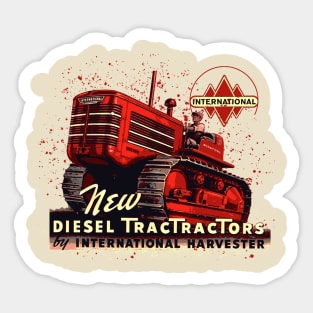 International diesel tractors Sticker